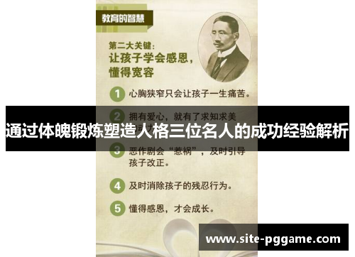 通过体魄锻炼塑造人格三位名人的成功经验解析